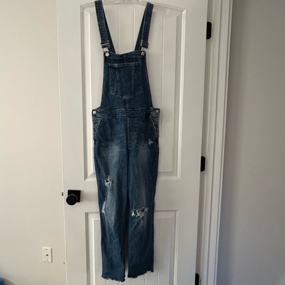 Divided Women's Blue Denim Overalls Size 6